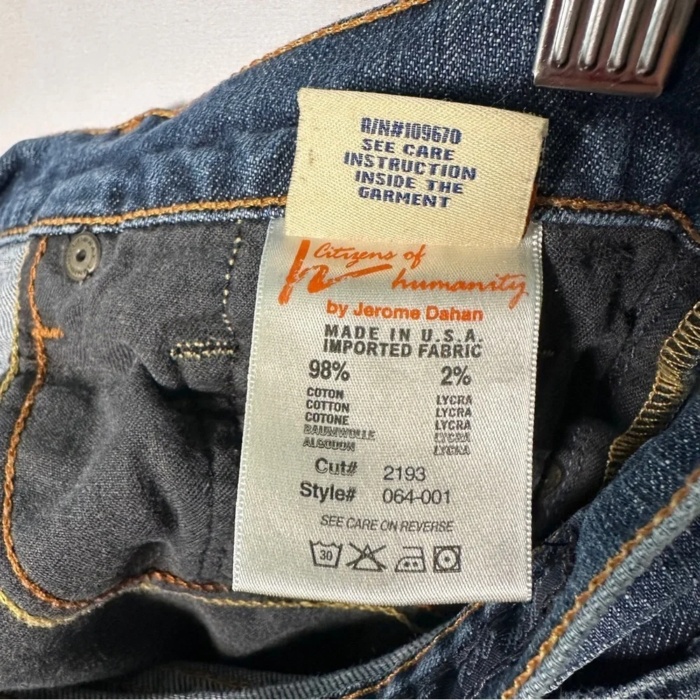 Citizens of Humanity Elle Low Waist Bootcut Jeans — Medium Wash, Stretch(31) Y2K - Picture 13 of 17